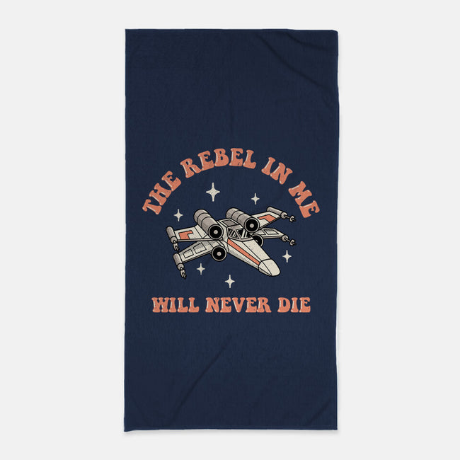 Immortal Rebel-none beach towel-retrodivision