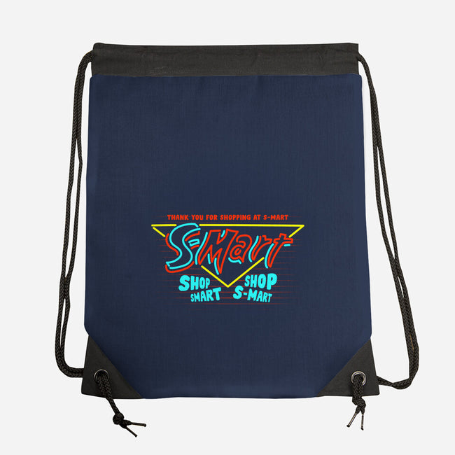 Smart Shopper-none drawstring bag-rocketman_art