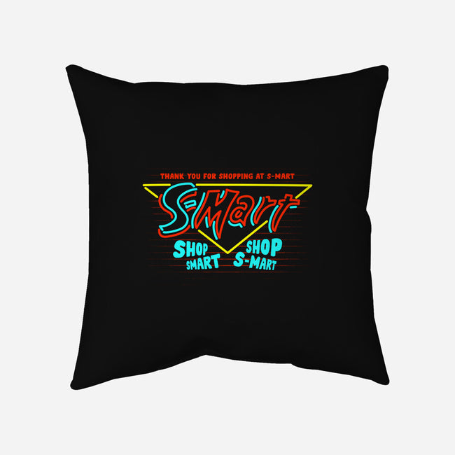 Smart Shopper-none removable cover w insert throw pillow-rocketman_art