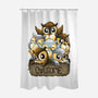 Owlsome-none polyester shower curtain-Vallina84