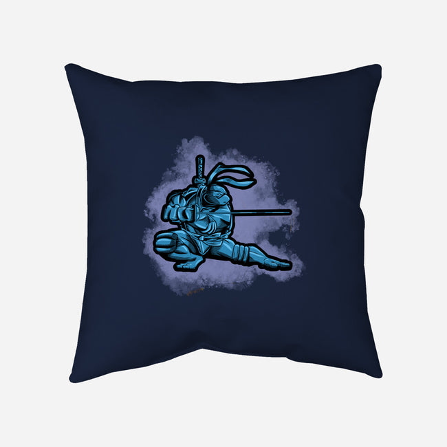 The Blue Turtle-none removable cover w insert throw pillow-nickzzarto