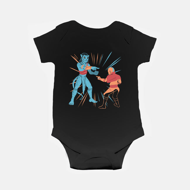 Avatar Pointing-baby basic onesie-estudiofitas