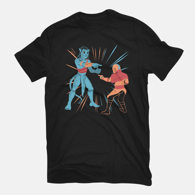 Avatar Pointing-womens fitted tee-estudiofitas
