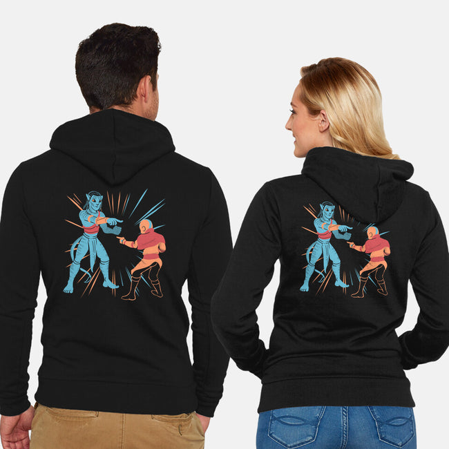 Avatar Pointing-unisex zip-up sweatshirt-estudiofitas