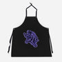 The Purple Turtle-unisex kitchen apron-nickzzarto