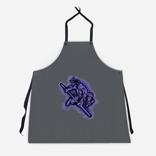 The Purple Turtle-unisex kitchen apron-nickzzarto