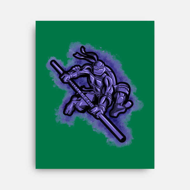 The Purple Turtle-none stretched canvas-nickzzarto