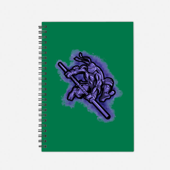 The Purple Turtle-none dot grid notebook-nickzzarto