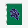 The Purple Turtle-none dot grid notebook-nickzzarto