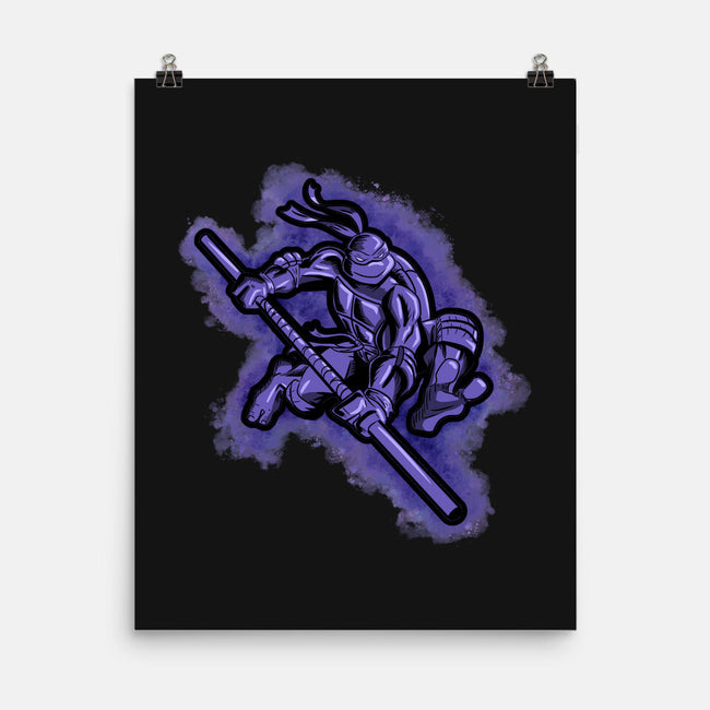 The Purple Turtle-none matte poster-nickzzarto