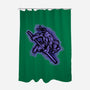 The Purple Turtle-none polyester shower curtain-nickzzarto