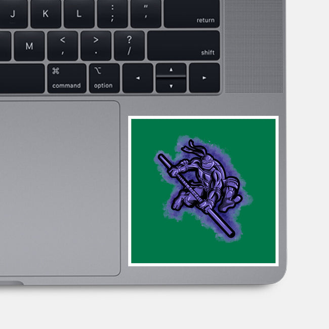 The Purple Turtle-none glossy sticker-nickzzarto