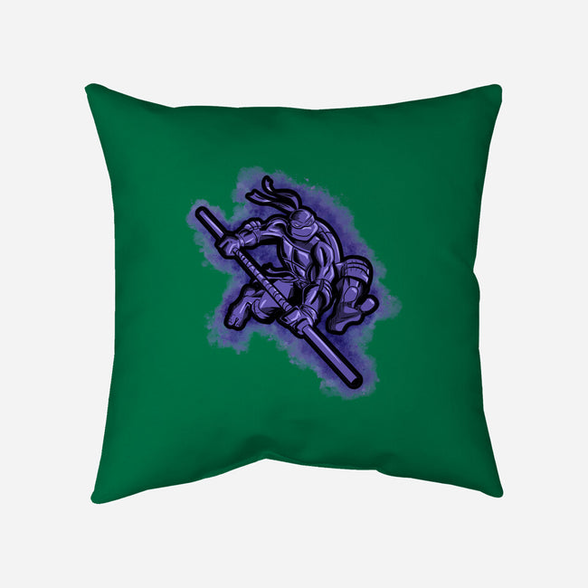 The Purple Turtle-none removable cover throw pillow-nickzzarto