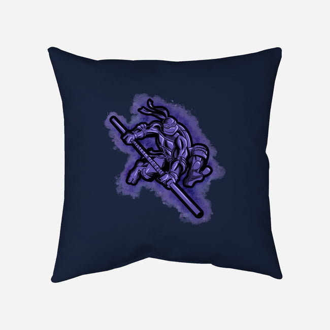 The Purple Turtle-none removable cover throw pillow-nickzzarto
