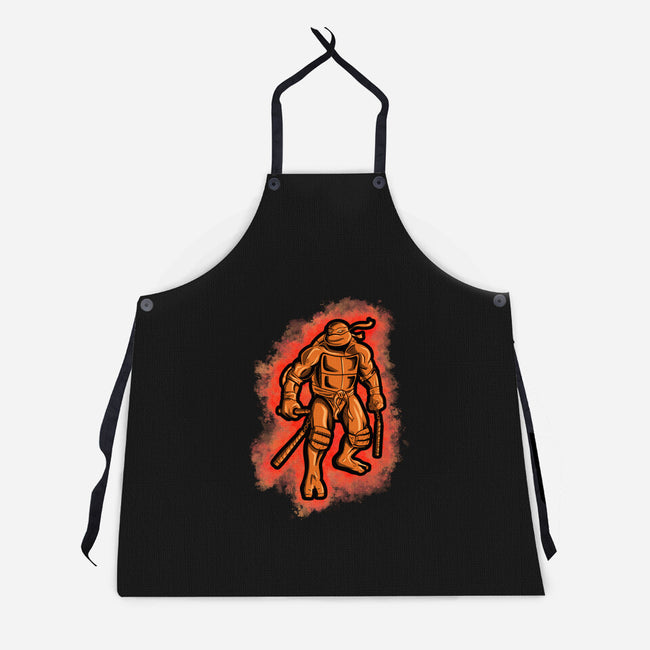 The Orange Turtle-unisex kitchen apron-nickzzarto