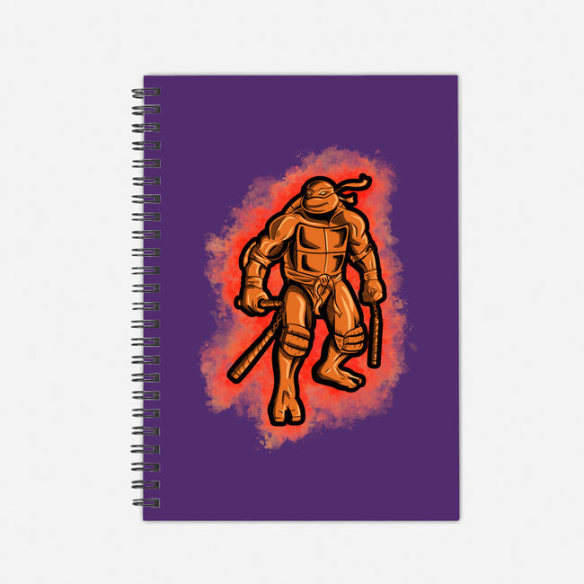 The Orange Turtle-none dot grid notebook-nickzzarto