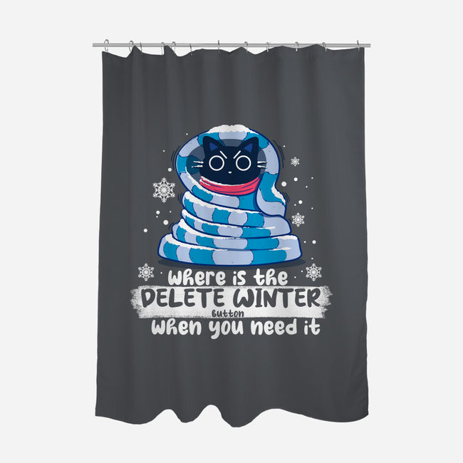 Delete Winter-none polyester shower curtain-erion_designs