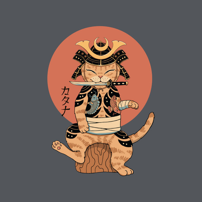 Catana Samurai-none removable cover w insert throw pillow-vp021