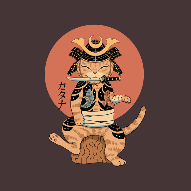 Catana Samurai-none removable cover w insert throw pillow-vp021