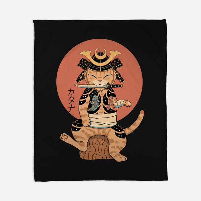 Catana Samurai-none fleece blanket-vp021