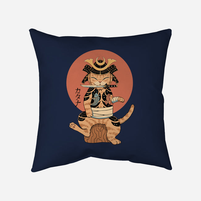 Catana Samurai-none removable cover throw pillow-vp021