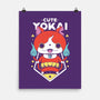 Cute Yokai-none matte poster-Alundrart