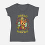 Druid's Call-womens v-neck tee-Snouleaf