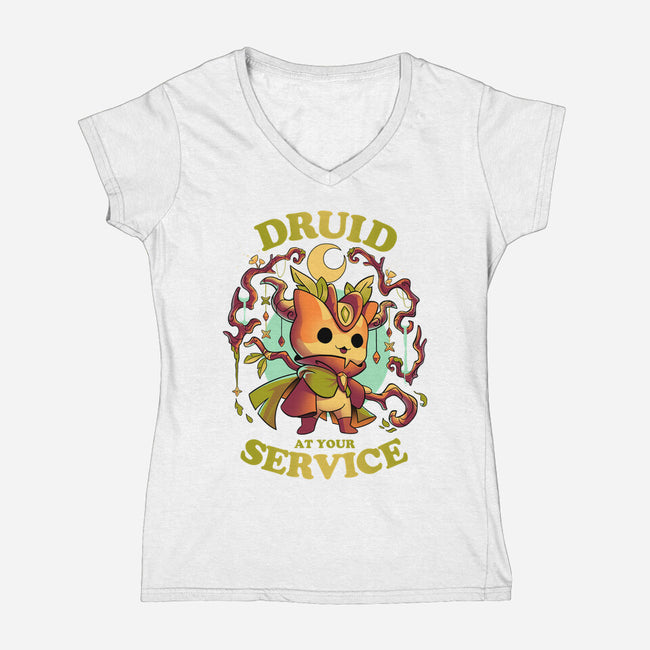 Druid's Call-womens v-neck tee-Snouleaf