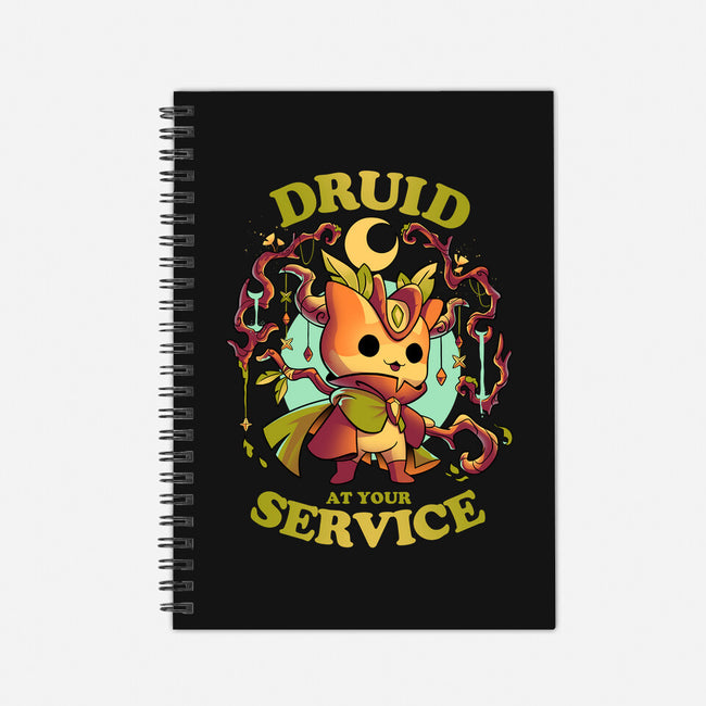 Druid's Call-none dot grid notebook-Snouleaf