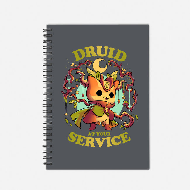 Druid's Call-none dot grid notebook-Snouleaf