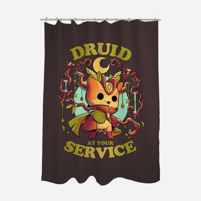 Druid's Call-none polyester shower curtain-Snouleaf
