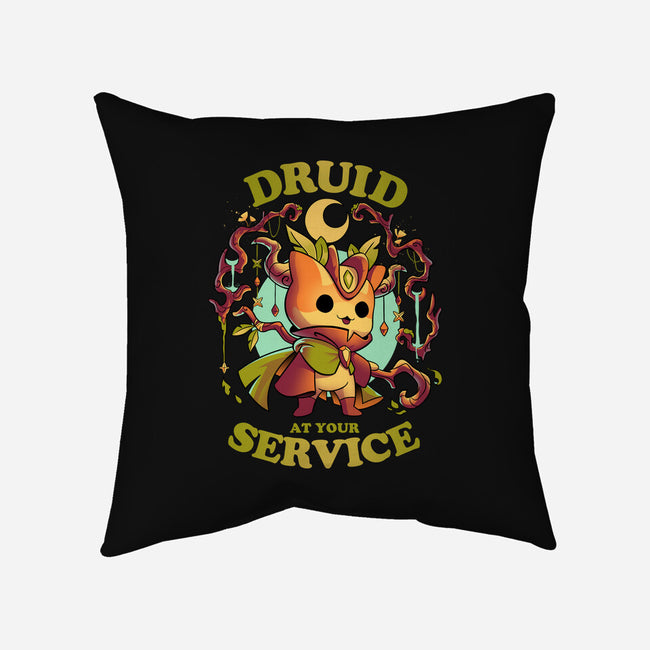 Druid's Call-none removable cover throw pillow-Snouleaf