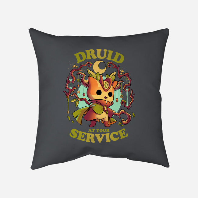Druid's Call-none removable cover throw pillow-Snouleaf
