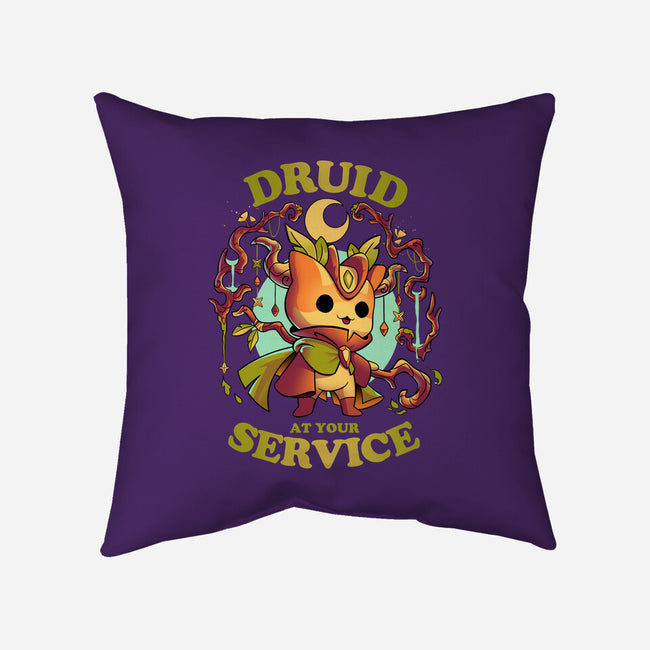 Druid's Call-none removable cover throw pillow-Snouleaf