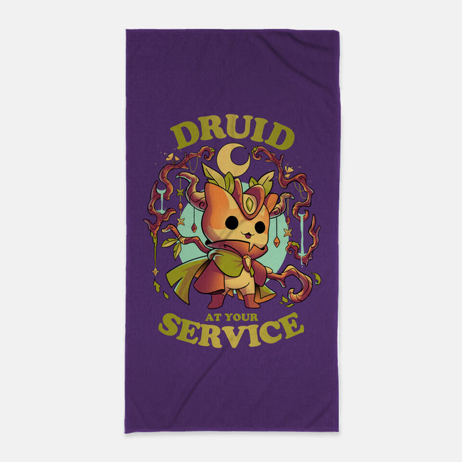 Druid's Call-none beach towel-Snouleaf