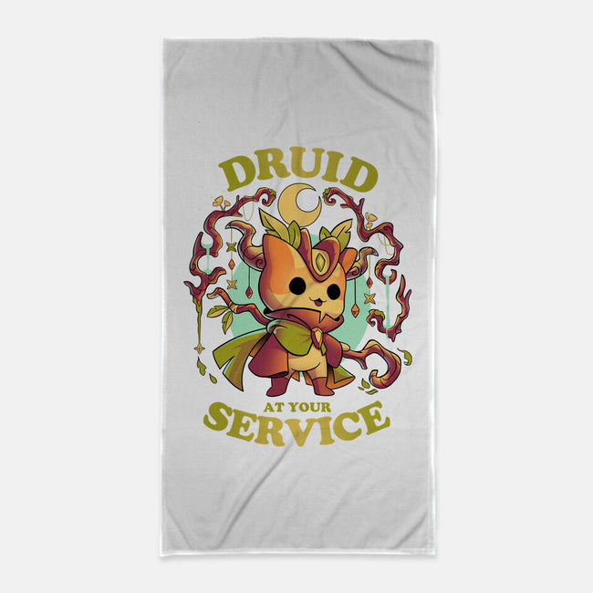 Druid's Call-none beach towel-Snouleaf