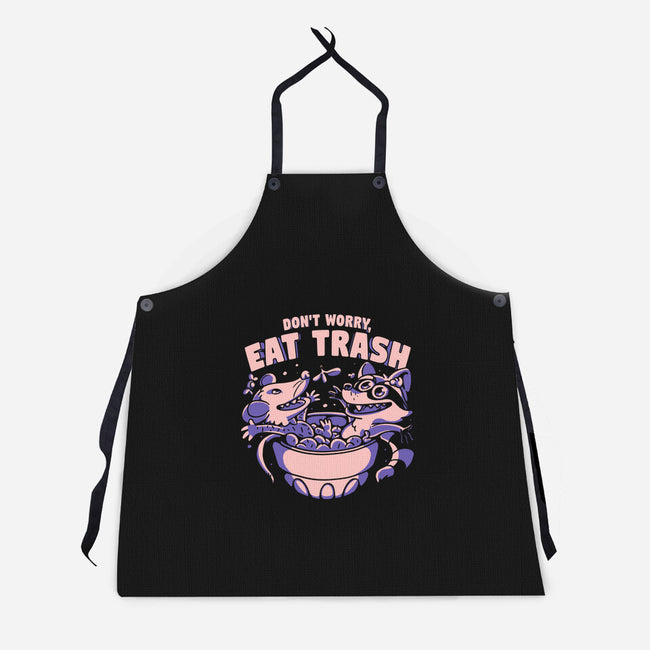 Don't Worry Eat Trash-unisex kitchen apron-estudiofitas