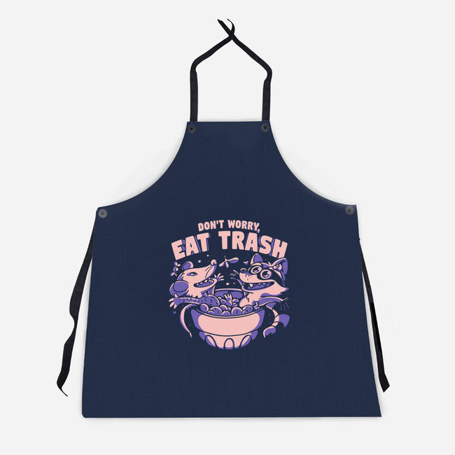 Don't Worry Eat Trash-unisex kitchen apron-estudiofitas