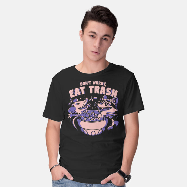 Don't Worry Eat Trash-mens basic tee-estudiofitas