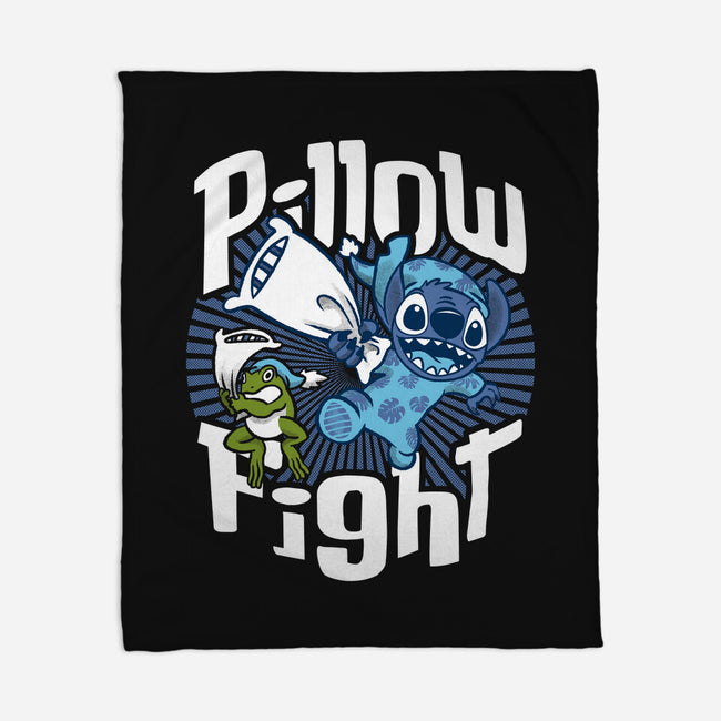 Stitch Pillow Fight-none fleece blanket-Bezao Abad
