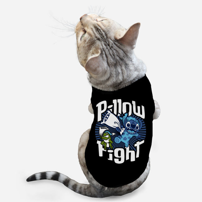 Stitch Pillow Fight-cat basic pet tank-Bezao Abad