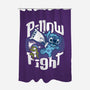 Stitch Pillow Fight-none polyester shower curtain-Bezao Abad