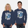 Stitch Pillow Fight-unisex crew neck sweatshirt-Bezao Abad