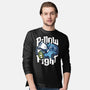 Stitch Pillow Fight-mens long sleeved tee-Bezao Abad
