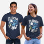 Stitch Pillow Fight-unisex basic tee-Bezao Abad