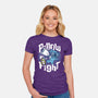 Stitch Pillow Fight-womens fitted tee-Bezao Abad