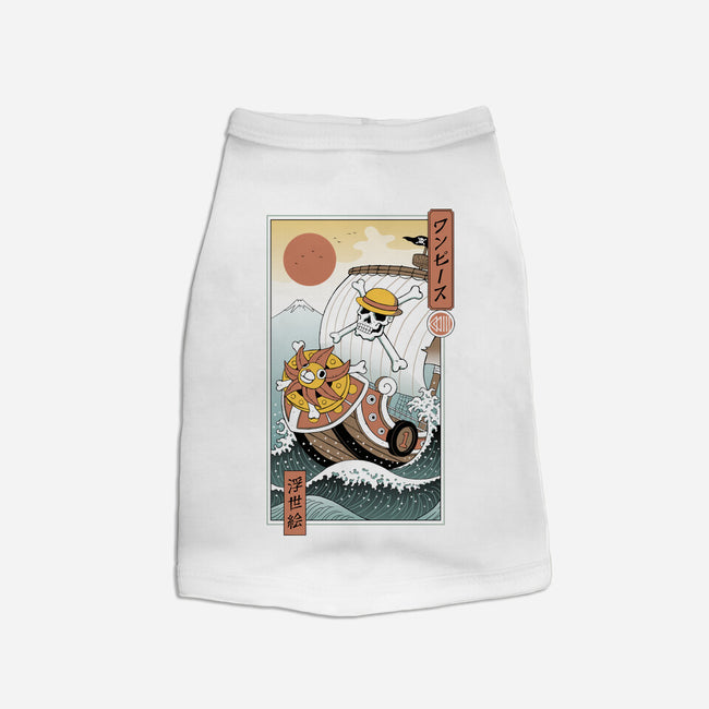 Pirate In Edo-dog basic pet tank-vp021