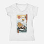 Pirate In Edo-womens v-neck tee-vp021