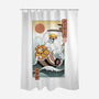 Pirate In Edo-none polyester shower curtain-vp021