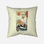 Pirate In Edo-none removable cover w insert throw pillow-vp021